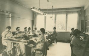 Stumpenproduktion um 1960